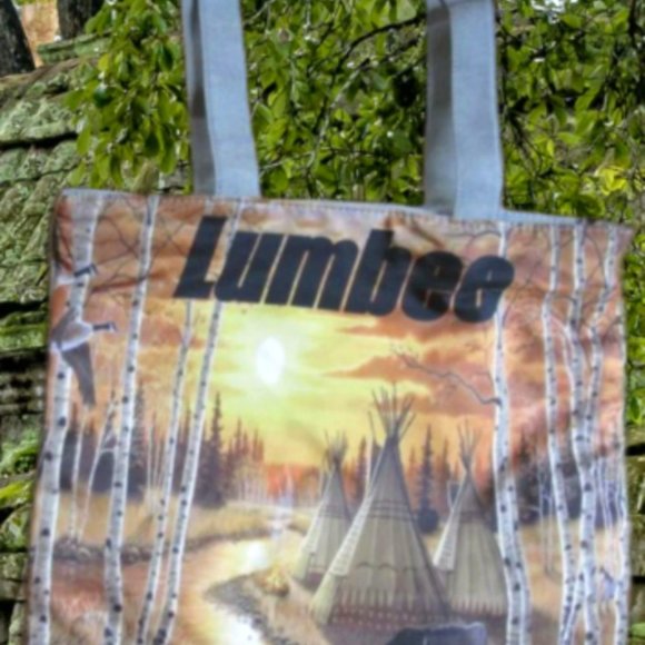 Lumbee Native American American Indian Reusable Shopping Beach Gym Overnight Eve - Picture 1 of 3